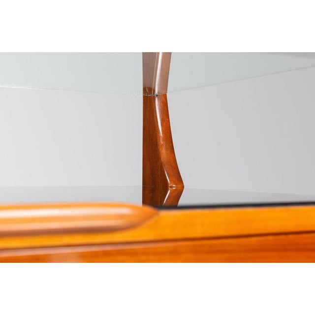Italian Walnut Sideboard attributed to G. Cecchini and C. Cantu, Italy, 1950 For Sale - Image 17 of 18