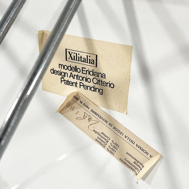 Eridiana Chair by Antonio Citterio for Xilitalia, 1980s For Sale - Image 10 of 12