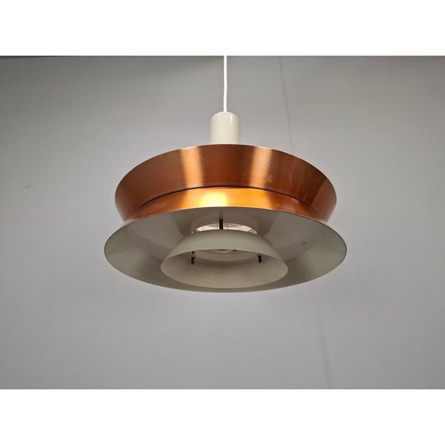 Vintage Danish Brass Pendant Light by Carl Thore for Granhaga, 1960s For Sale - Image 18 of 18