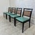 Set of 4 John Stuart Caned Back Dining Chair This stunning set of 4 chairs features a caned back and vinyl seat. The...
