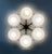 Fabio Ltd 21st Century Hive Satin Brass Glossy White Murano Flush Mount by Fabio LTD For Sale - Image 4 of 8