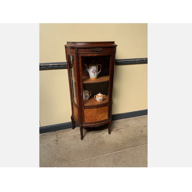 Vintage Art Nouveau Display Cabinet, 1930 For Sale - Image 3 of 11
