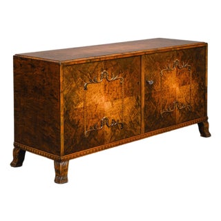 Art Deco Sideboard in Birch For Sale