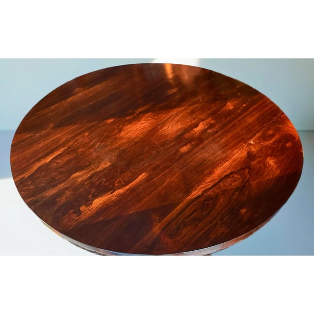 19th C. Regency English Rosewood Center Hall or Breakfast Table For Sale - Image 4 of 18