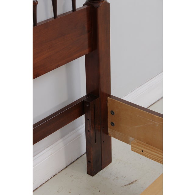 Cherry Queen or Full Size Spindle Bed For Sale - Image 12 of 15