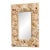 Stunning Brown, Very Intricate Seashell Mirror 17" X 26" For Sale