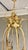 Myran Allan Luxury Lighting Italian Sand and Gold Leaf Finished Iron Chandelier For Sale - Image 4 of 7