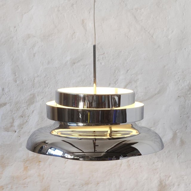 Scandinavian Space Age Pendant Lamp from Morant, 1970s For Sale - Image 6 of 15