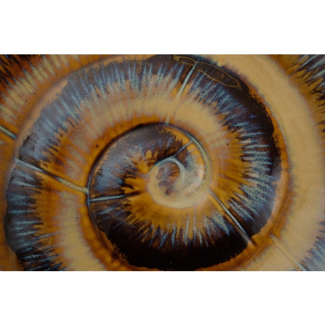 Ceramic Danish Studio Ceramic Plate, 1960s For Sale - Image 7 of 10