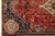 1940s Designed Persian Shiraz Handmade Wool Rug in Red For Sale In New York - Image 6 of 9
