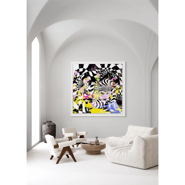 43' X 43' - 'Feast' #1 - Framed Contemporary Extra Large Limited Edition Print by Diane Grant Studio For Sale - Image 6 of 10