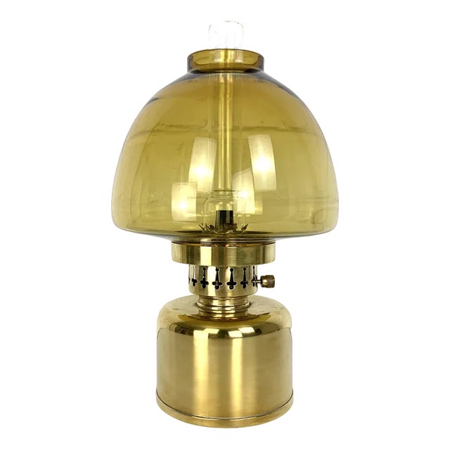 Swedish brass Oil Light by Hans-Agne Jakobsson for AB Markaryd, 1960s For Sale