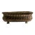 1960s Oblong Copper Planter With Brass Claw Feet For Sale