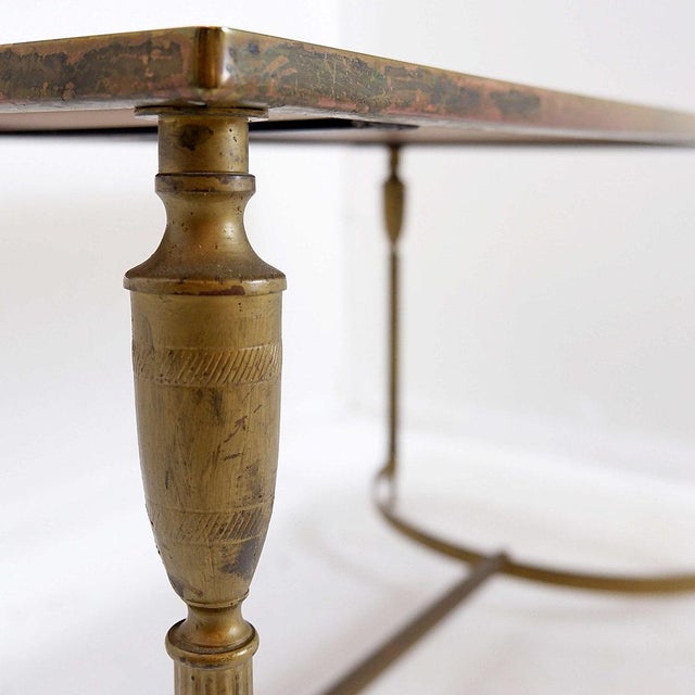 Mid-Century Modern Coffee Table in the style of the Maison Jansen, 1960s For Sale - Image 9 of 14