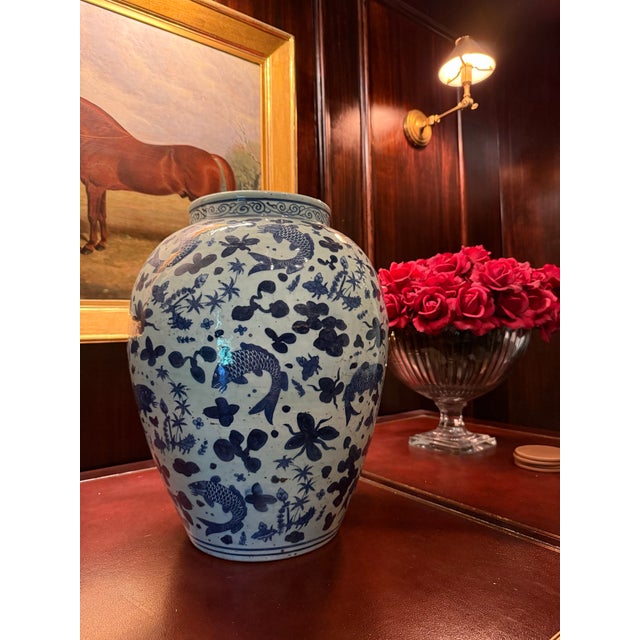 - vintage - extra large - old and beautiful Contains fish, birds, butterflies and bees 19” tall x 14” wide