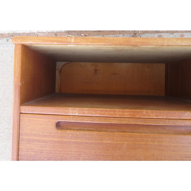 Nils Jonsson for HJN Mobler Danish Mid Century Teak Nightstand For Sale - Image 14 of 15