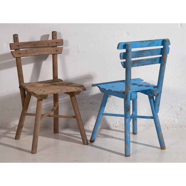 1920s Antique School Chairs, 1920, Set of 4 For Sale - Image 5 of 18
