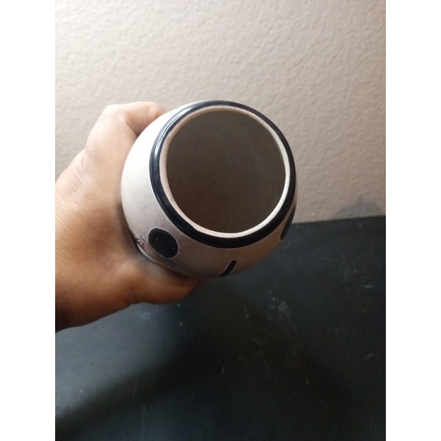 1980s Gorgeous Solid Soapstone Made in Kenya Pedestal Vase For Sale - Image 4 of 6