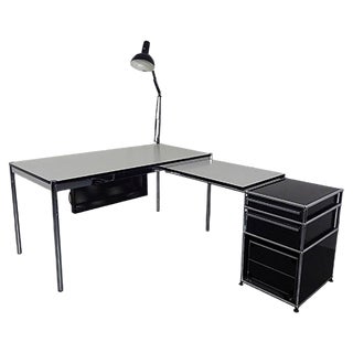 Large Desk by Fritz Haller & Paul Schärer for USM Haller, 1980s For Sale