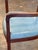 19th Century Set of Seven Klismos Chairs With Blue Leather Seats For Sale - Image 9 of 12