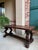 Antique French Coffee Table Carved Oak Bench Baroque Window Hall Seat C1900. For Sale - Image 14 of 18