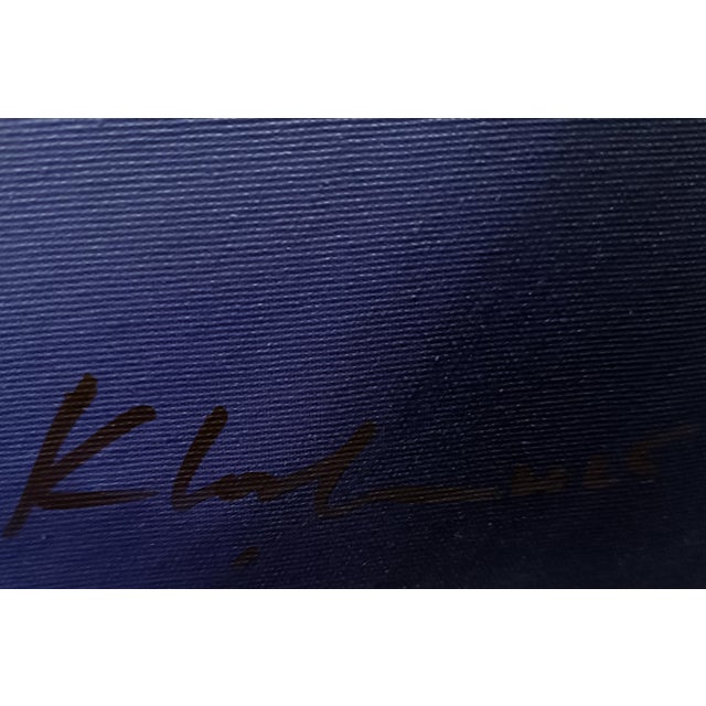 Contemporary Ovidiu Kloska, Cathedral of the Silent Pulse, 1977, Mixed Media on Canvas For Sale - Image 3 of 5