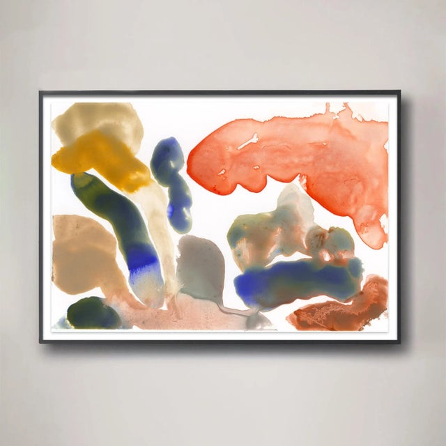 Mark Frohman "Alchemy" Colorful Organic Abstract Pigment Print - 30" X 20" For Sale - Image 4 of 5