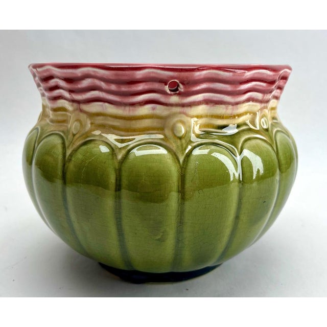 Art Nouveau Handmade Planters from Royal Bonn, Germany, 1930s, Set of 2 For Sale - Image 6 of 17