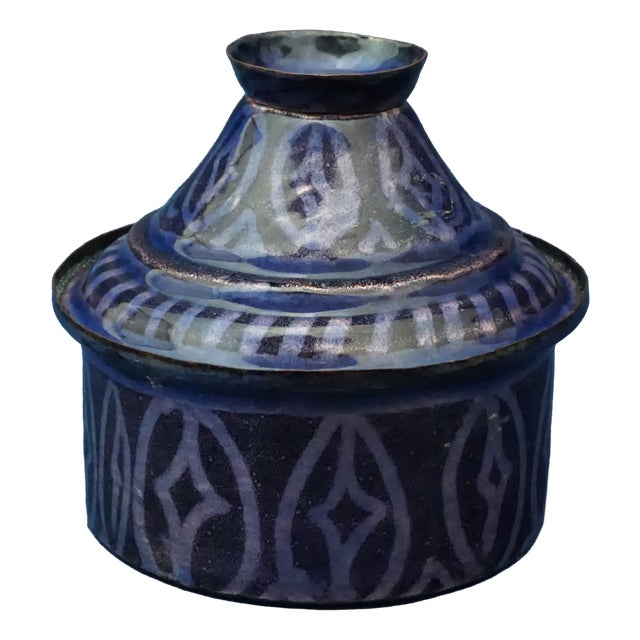 Vintage Tibor Khabia Box in Enameled Copper from Studio Del Campo Turin, Italy, 1960 For Sale