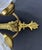 Vintage French Ornate Glass Double Arm Wall Sconces, Set of 2 For Sale - Image 3 of 11