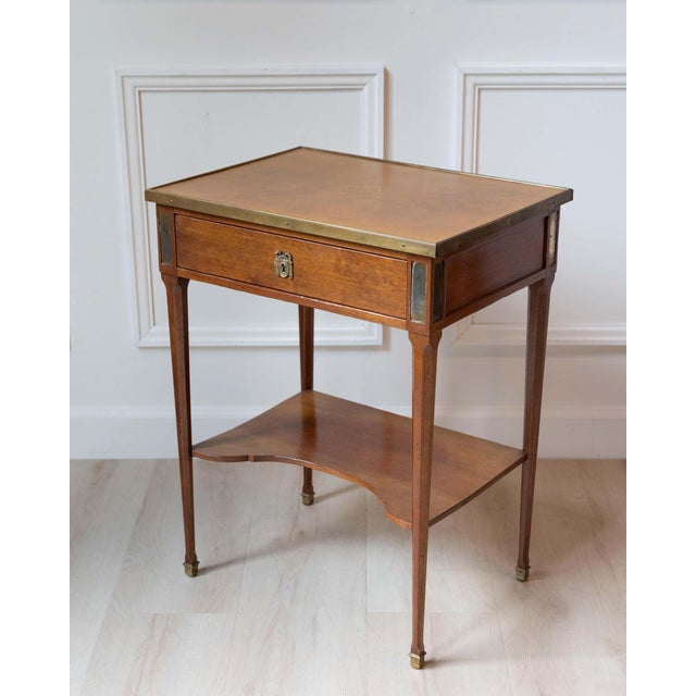 Louis XVI–Style Writing Table by André Mailfert, France, Mid-20th Century For Sale In Atlanta - Image 6 of 13