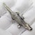 Silver Vintage Italian Handmade Genuine Silver Alligator Figurine, 1970s For Sale - Image 8 of 13