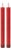 FIA Wick Red Taper Candle (Set of 2) For Sale