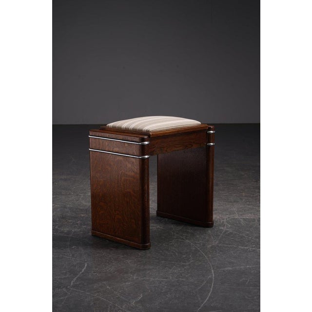 Art Deco Stool, 1930s For Sale - Image 16 of 17