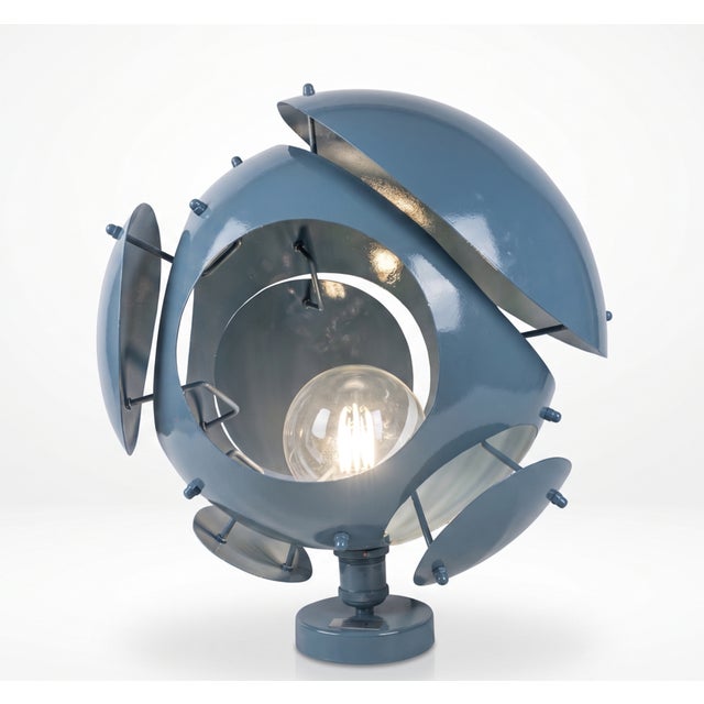 Metal Meteorite Table Lamp by Dario Nasuti For Sale - Image 7 of 7