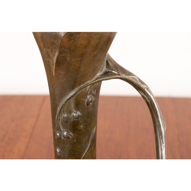 Art Nouveau Pewter Vase from Louis Chalon, 1910s For Sale - Image 9 of 18