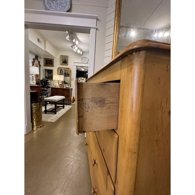 Late 19th Century 19th Century English Pine Chest of Drawers For Sale - Image 5 of 16