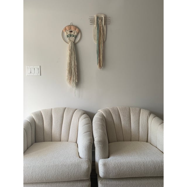 1990s E.M.Frisch Ceramic & Fiber Art Sculpture Chairish