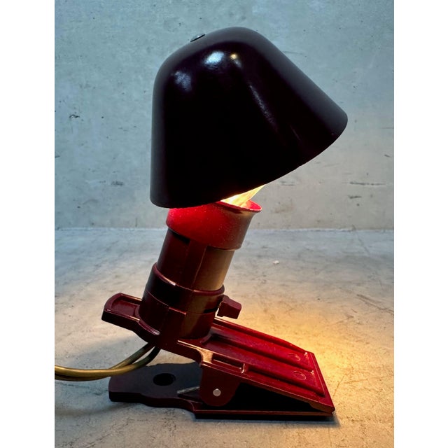 Vintage Bakelite Clamp Lamp, 1920s For Sale - Image 10 of 14