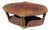 Art Nouveau Coffee Table With Brass Detail For Sale