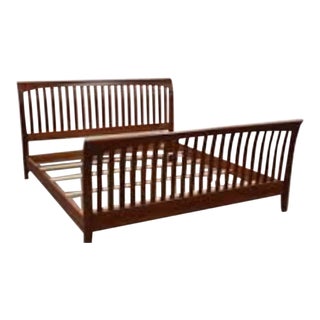 Shaker Ethan Allen American Impressions Queen Size Sleigh Bedframe For Sale