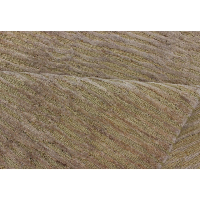 2000 - 2009 Modern Wool and Silk Runner From Nepal With All-Over Design For Sale - Image 5 of 13