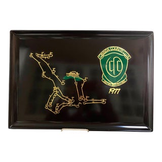 Orinda Country Club Couroc Golf Invitational Tray 1977 For Sale