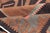 Vintage Turkish Kars Kilim With Bold Medallions in Warm Brown, Orange, and Sage For Sale - Image 12 of 13