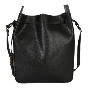 Black Calfskin Small Bucket Bag