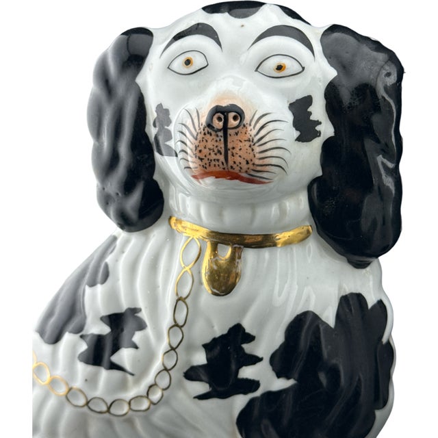 Large Staffordshire Spaniel Dog and Pup Figurines For Sale In Charleston - Image 6 of 9