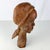 Beautiful Vintage Hand Carved Wooden African Woman Girl With Ponytail Bust Head For Sale - Image 9 of 11