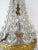 Gold French Crystal Prisms Empire Sconces, Circa 1930 For Sale - Image 8 of 10
