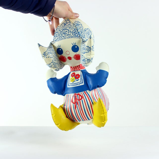 Vintage Inflatable Rubber Doll by Libuse Niklova, Former Czechoslovakia, 1970s For Sale - Image 10 of 14