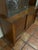 Walnut Mid Century Modern Glass Display Cabinet 74” Tall X 44.5” Wide. Rifle / Pool Stick Display For Sale - Image 9 of 9